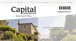 Desktop Screenshot of capitalimmobilier.com